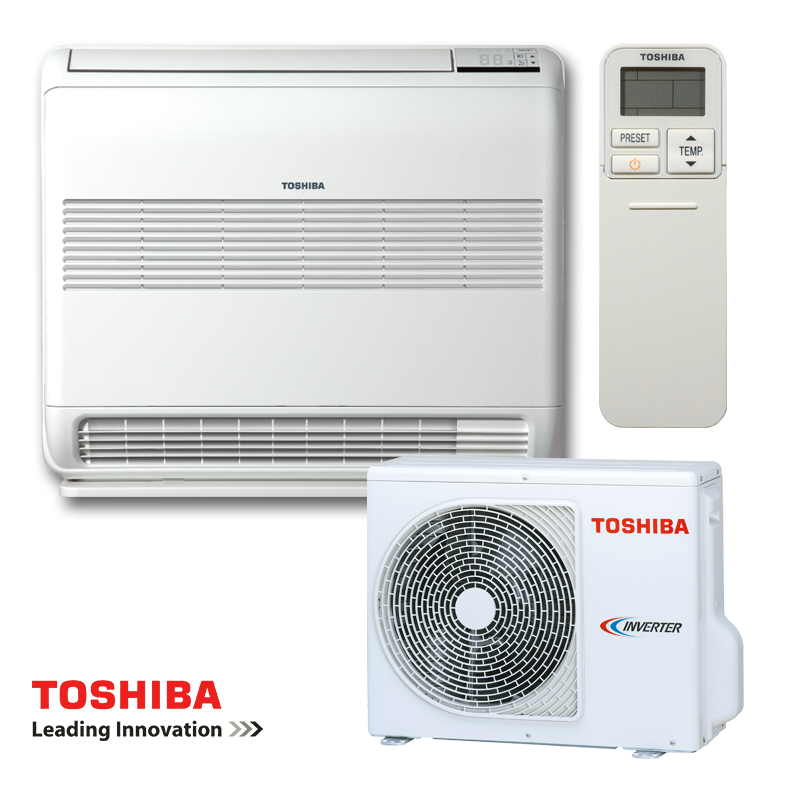 Инверторен климатик Toshiba Bi-flow RAS-B10J2FVG-E1 + RAS-10J2AVSG-E - подов тип