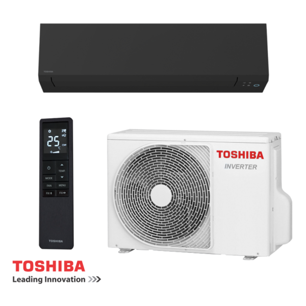 Инверторен климатик Toshiba Shorai Edge RAS-B10G3KVSGB-E + RAS-10J2AVSG-E1 - черен