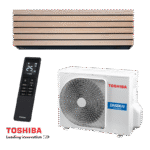 Инверторен климатик Toshiba Super Daiseikai 10 WOOD RAS-B18S4KVDG-E / RAS-18S4AVPG-E